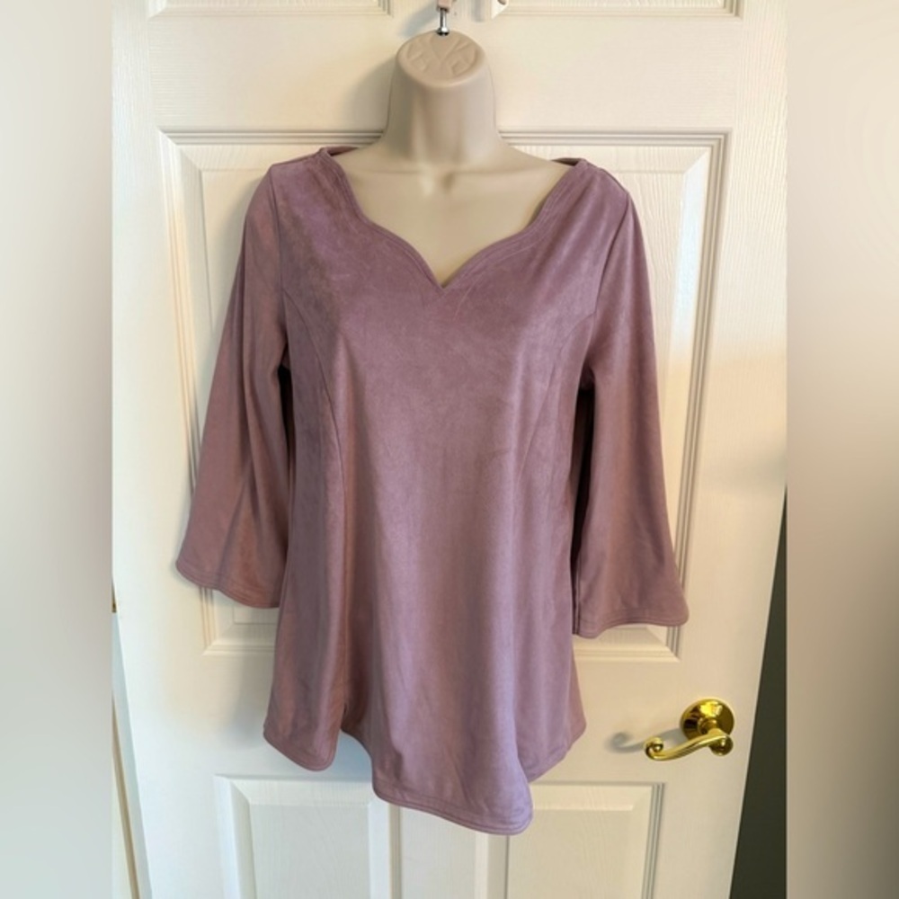 Soft Surroundings Lavender Tunic Top